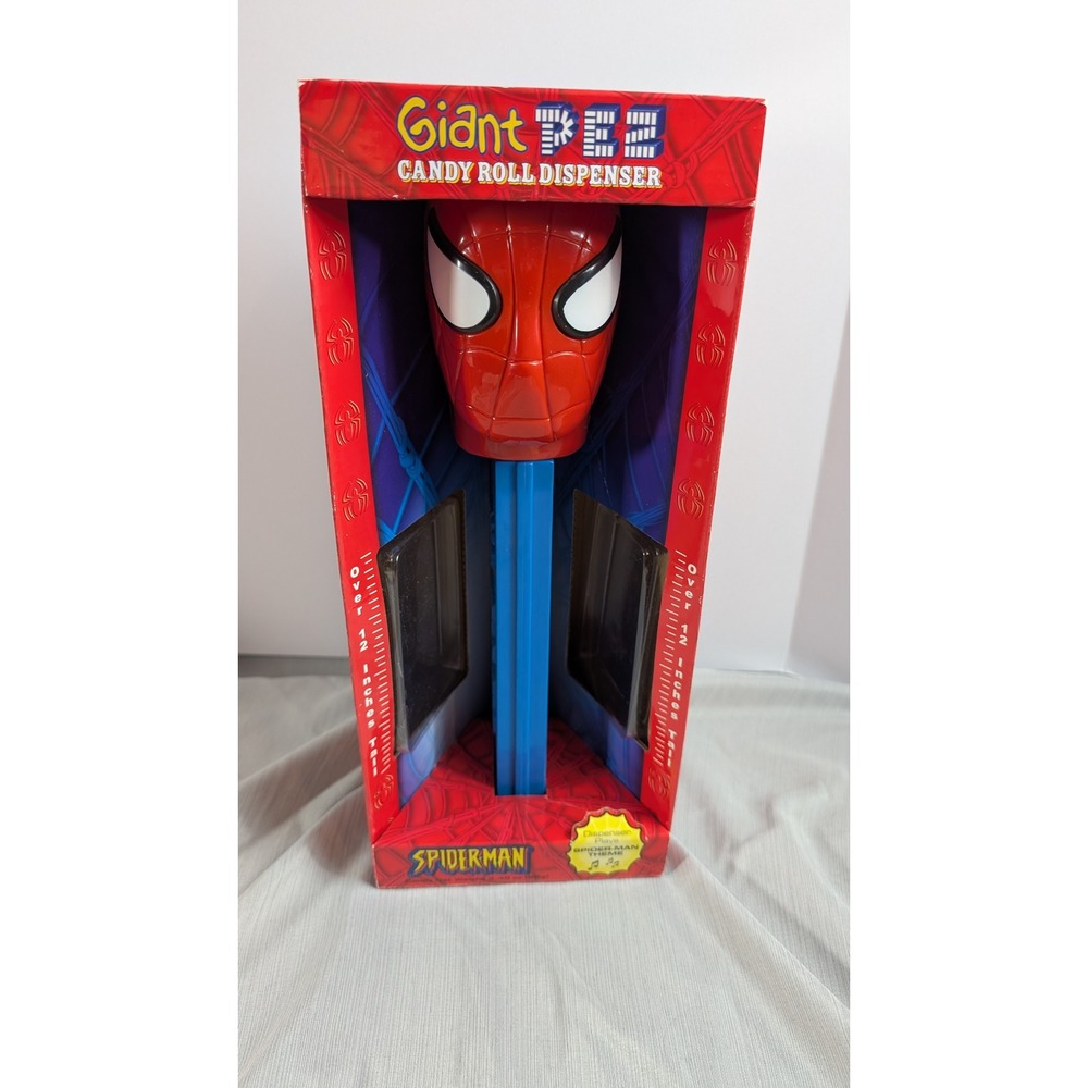PEZ Spider-Man Giant Candy Roll Dispenser 12 Inch Red Marvel Superhero Toy
